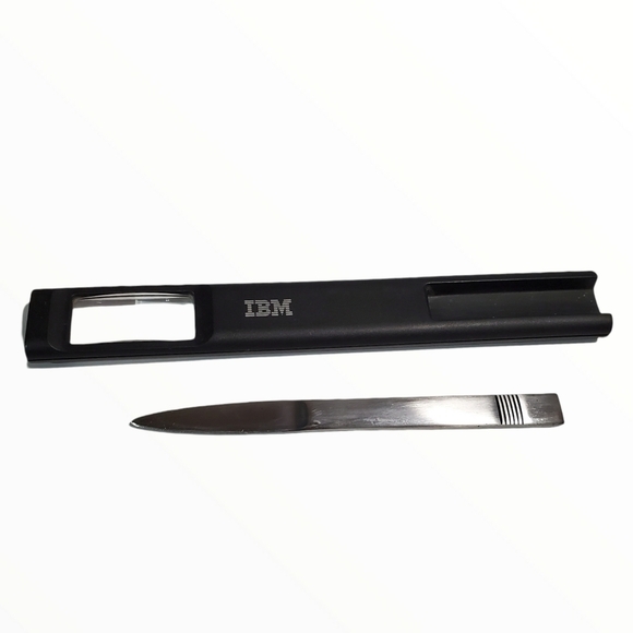IBM VTG AACHEN Germany S/S collectable Letter opener with magnifying glass - Picture 5 of 10